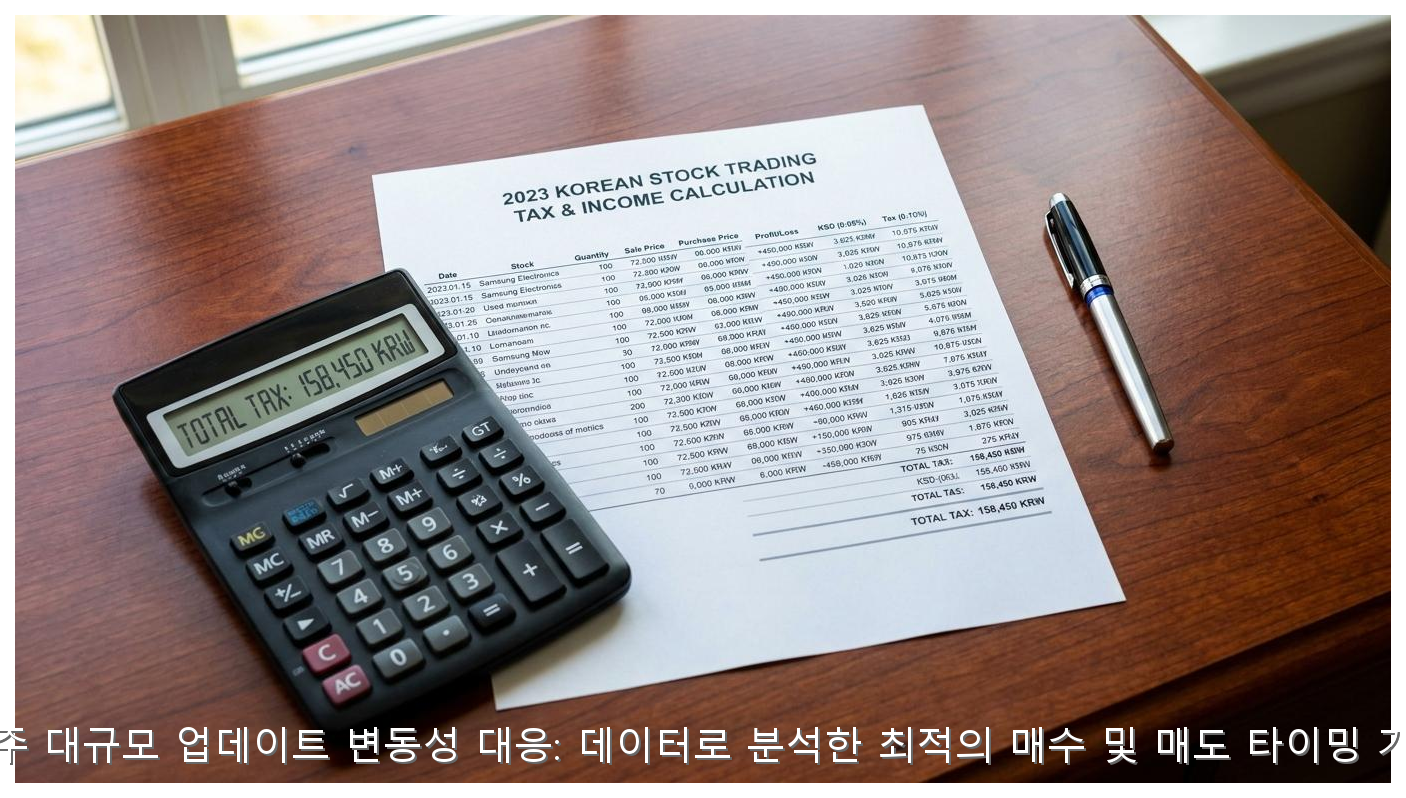 게임주 대규모 업데이트 변동성 대응: 데이터로 분석한 최적의 매수 및 매도 타이밍 가이드 핵심 안내 및 분석 인포그래픽 (7)
