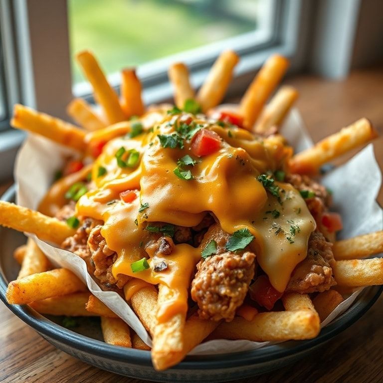 Loaded Nacho Fries with Ground Turkey Recipe – Easy, Cheesy Weeknight Favorite