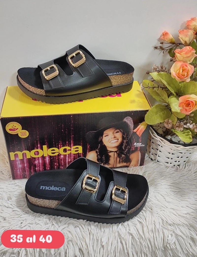 Sandalia plataforma con doble hebilla · foto 3