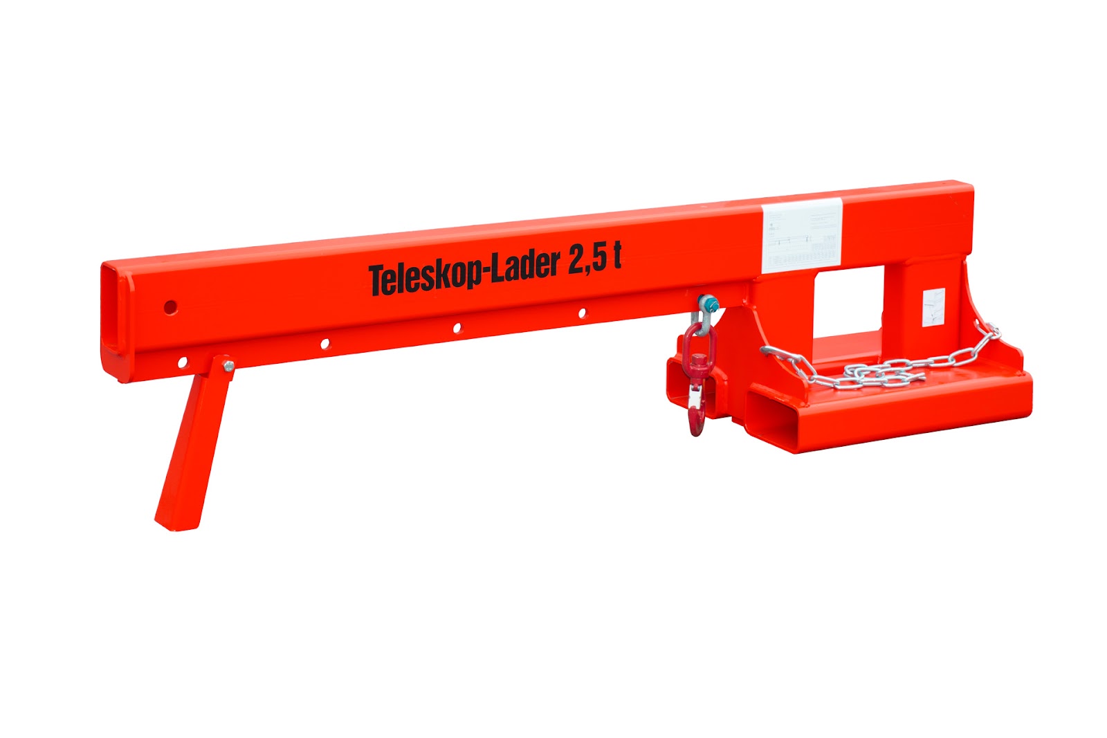 Teleskop-Lader KT-K 2,5, gelakt, Vuurrood