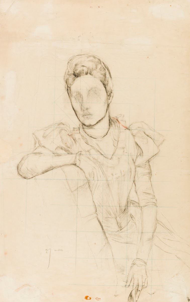 Etude pour le portrait de Madame Jules François Dietz n2 1899
