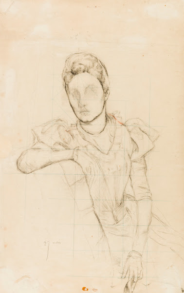 Etude pour le portrait de Madame Jules François Dietz n2 1899