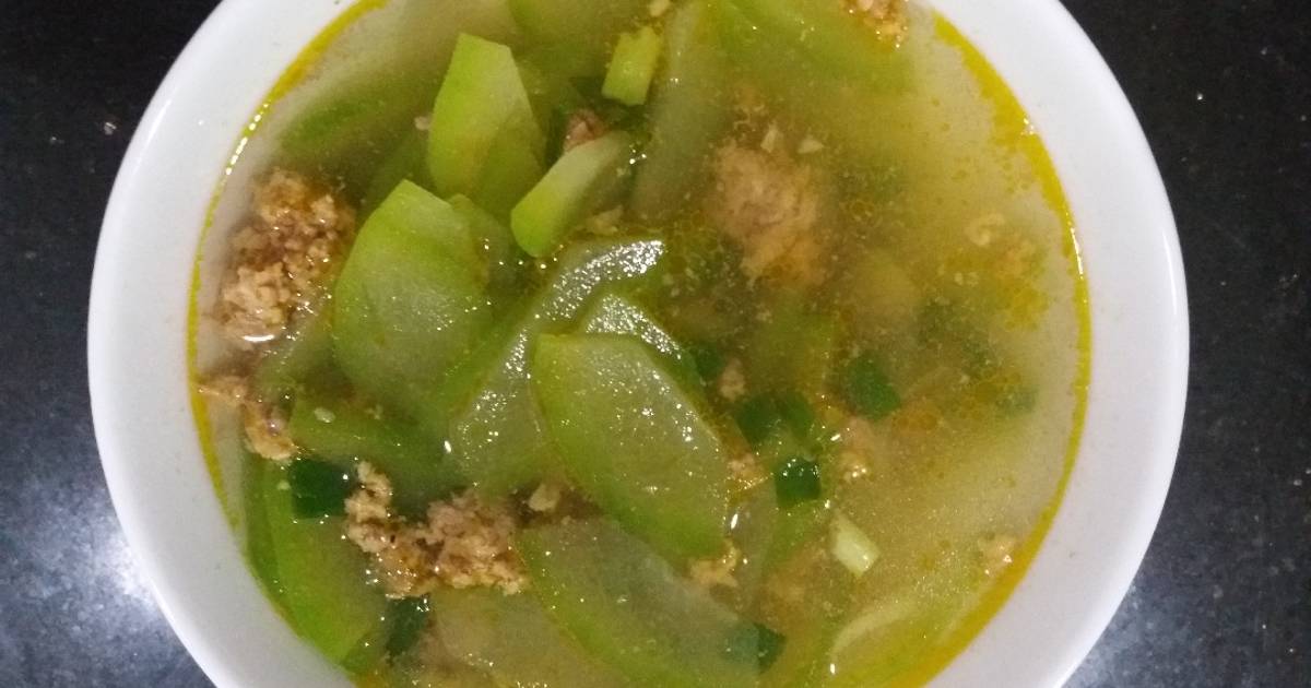 Canh bí đao thịt băm
