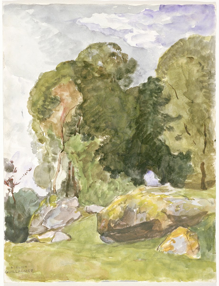 View near Barbizon c 187880