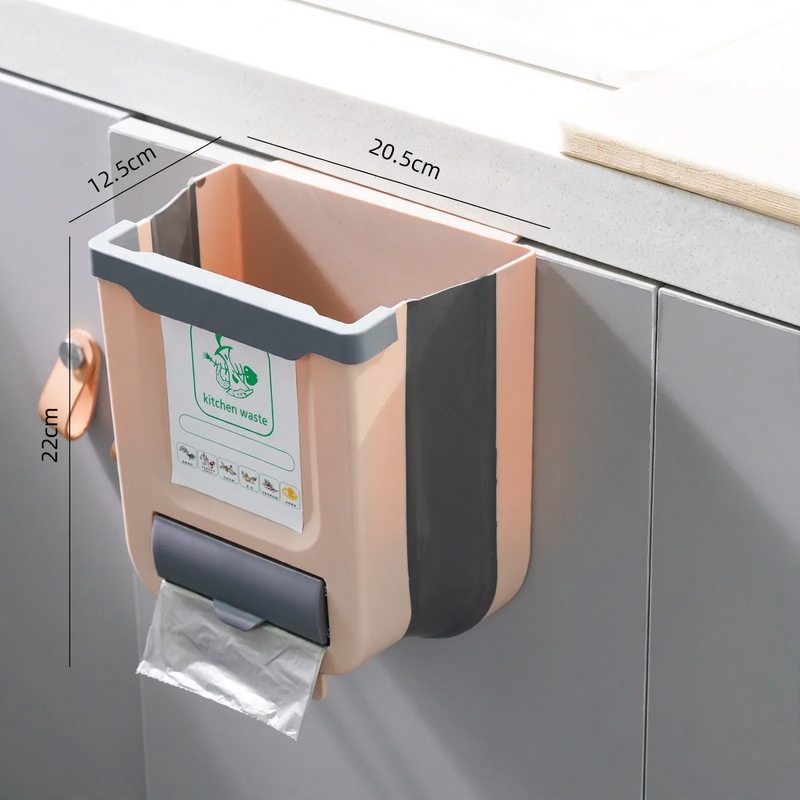 Wall Trash Can, Plastic, up to 4 L