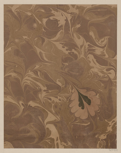 Gezogenes Marmorpapier 1900
