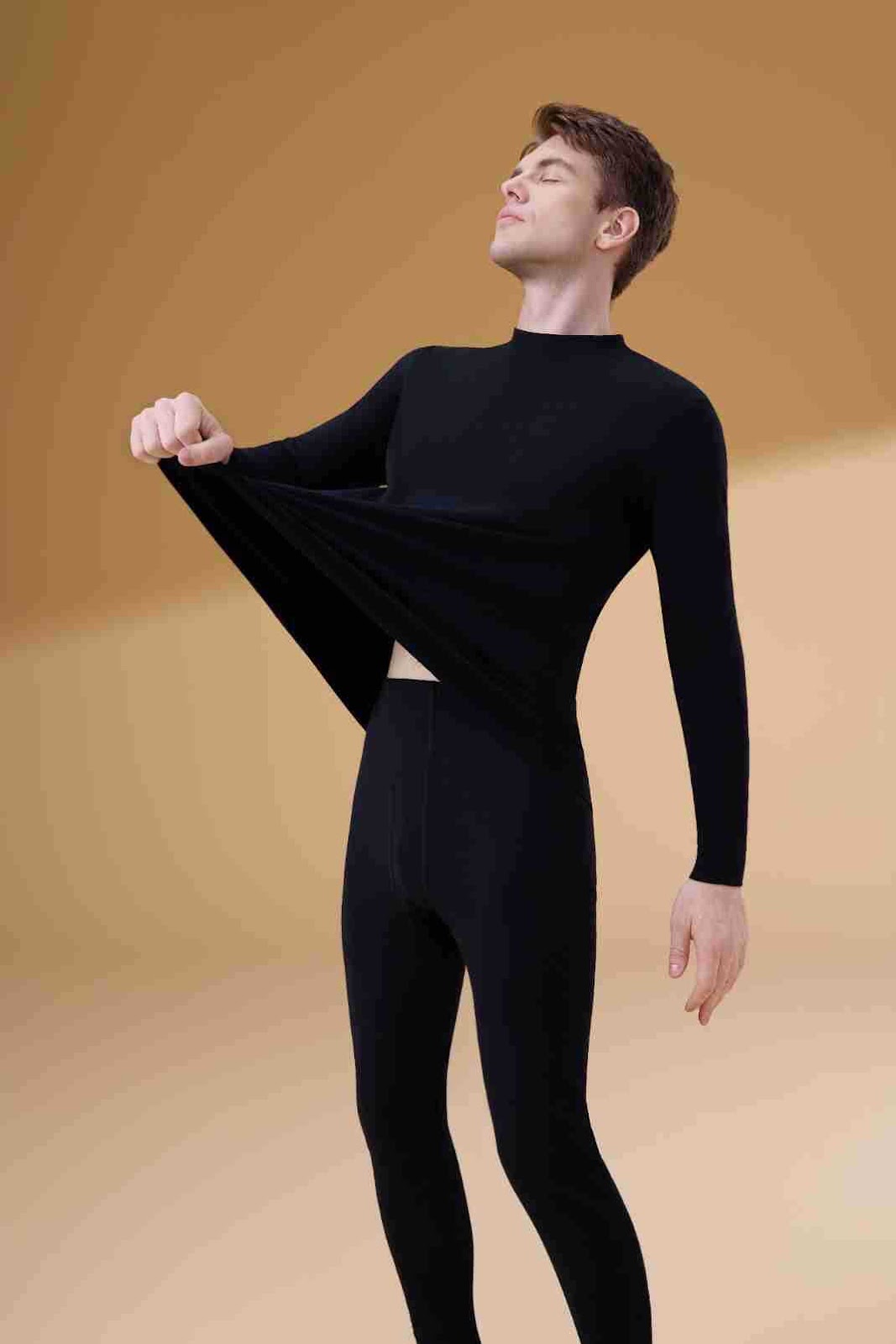 Men's Thermal Underwear Set, 100% Cotton