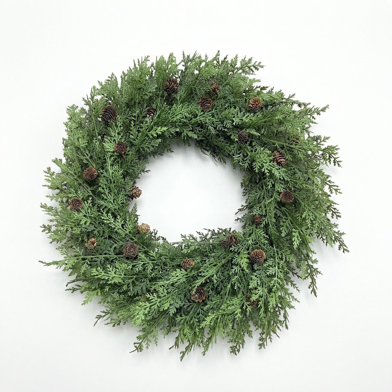 Artificial Norfolk Pine Wreath for Wall and Table