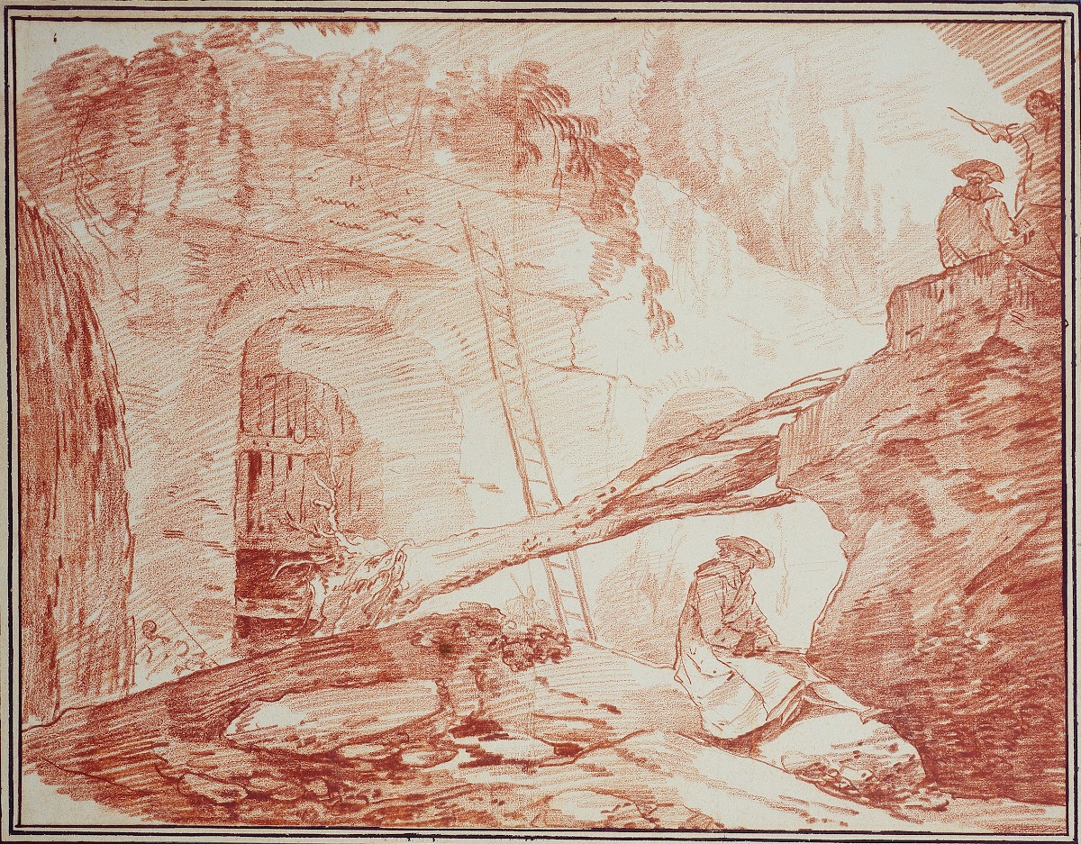 Draughtsman in the Ruins of the Palatine ca 1760  1765