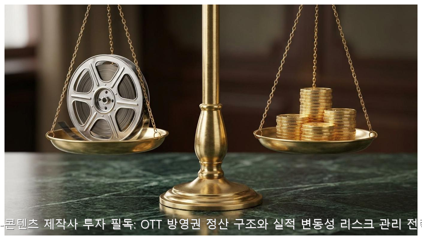 K-콘텐츠 제작사 투자 필독: OTT 방영권 정산 구조와 실적 변동성 리스크 관리 전략 핵심 안내 및 분석 인포그래픽 (3)