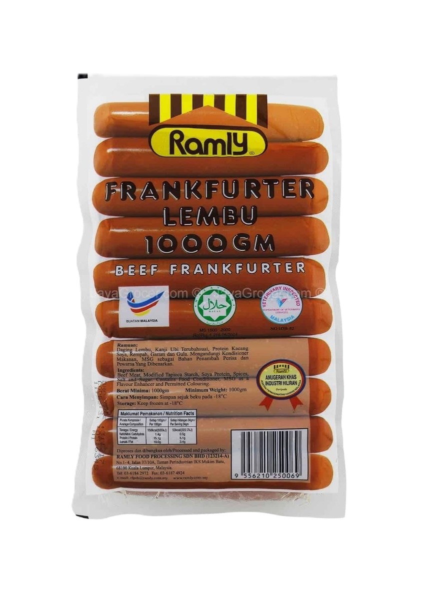 Ramly Frankfurter Lembu 1Kg