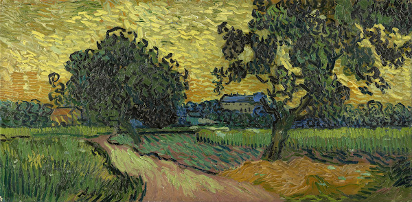 Landscape at twilight 1890