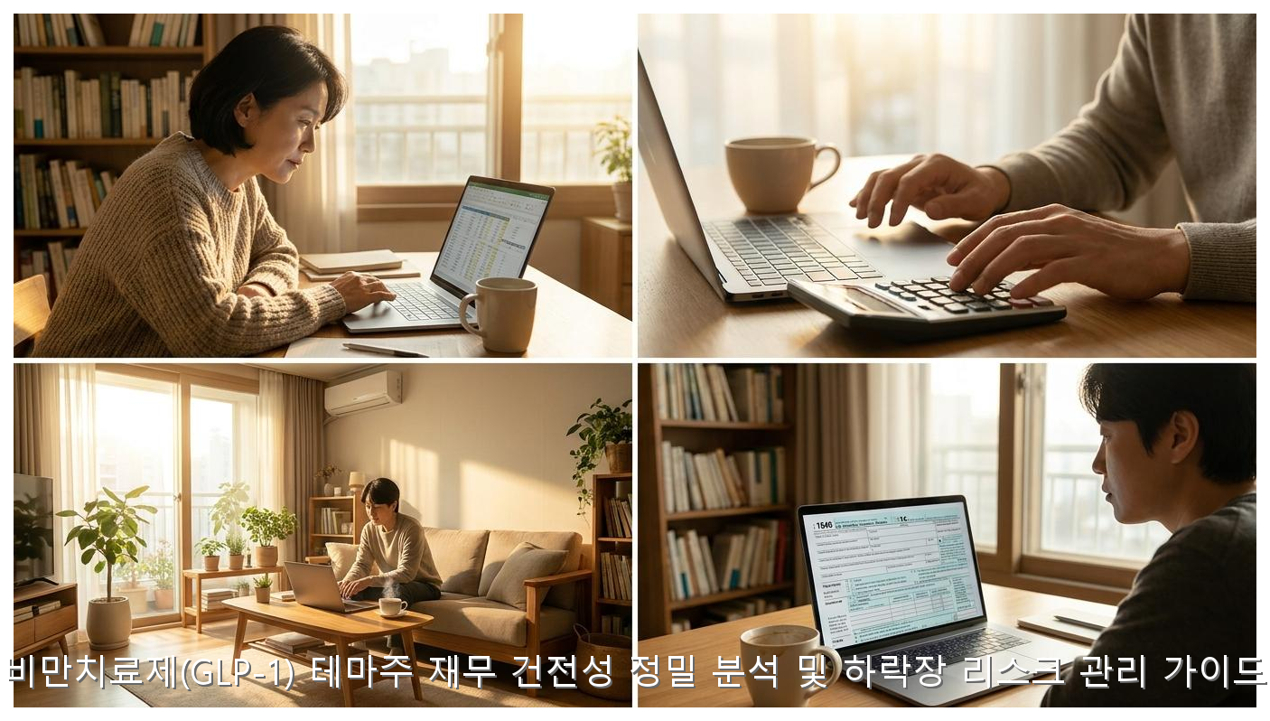 비만치료제(GLP-1) 테마주 재무 건전성 정밀 분석 및 하락장 리스크 관리 가이드 핵심 안내 및 분석 인포그래픽 (7)