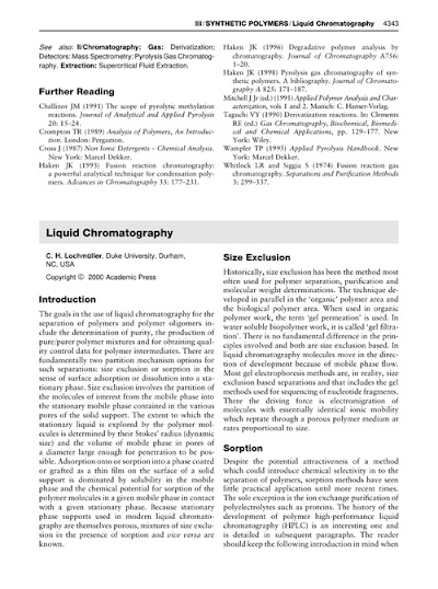 SYNTHETIC POLYMERS