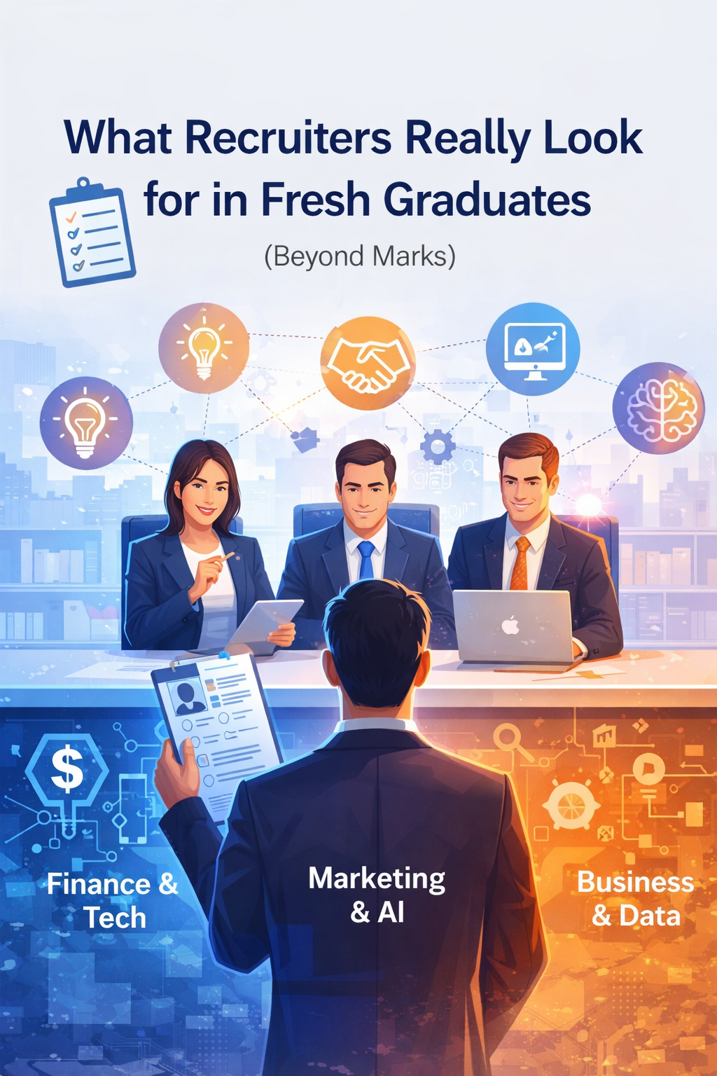 What Recruiters Really Look for in Fresh Graduates (Beyond Marks)