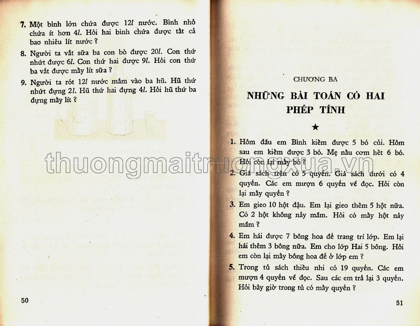 Toán lớp 2 phổ thông (1973) - Trang 122