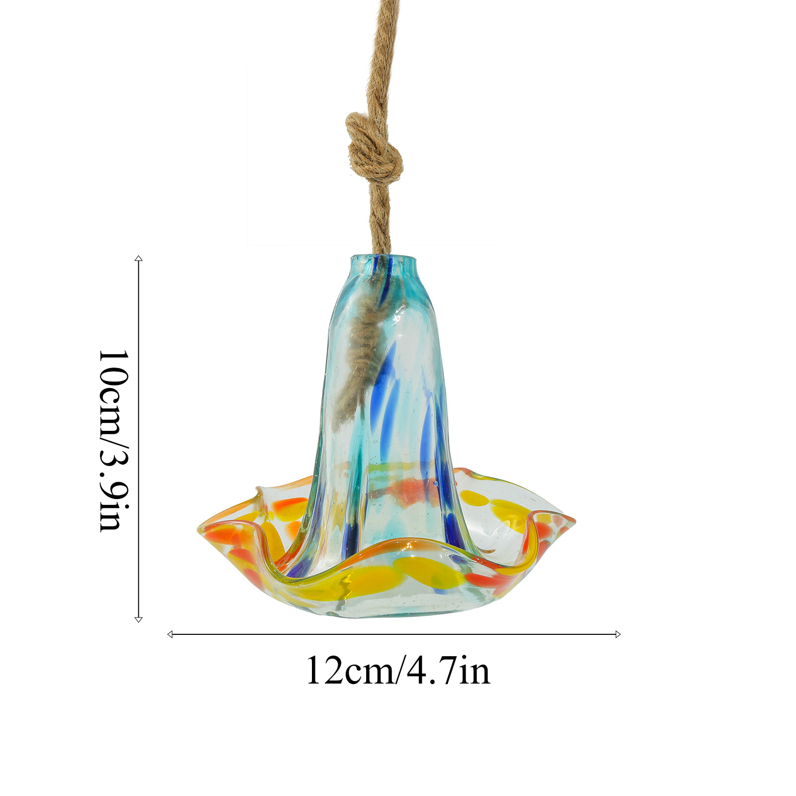 Hanging birdbath and feeding station for the garden