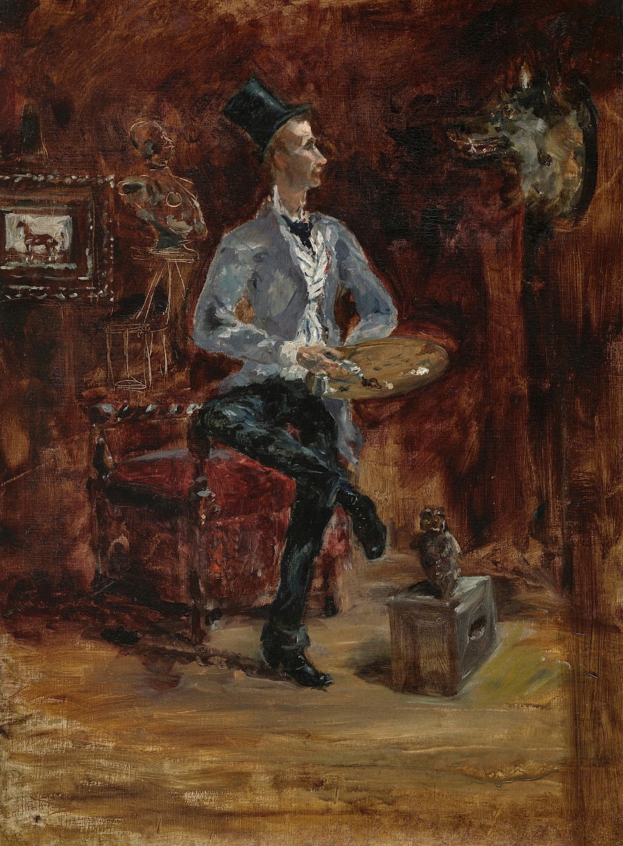 Princeteau dans son atelier 1881