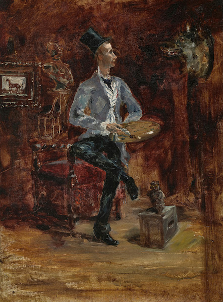 Princeteau dans son atelier 1881