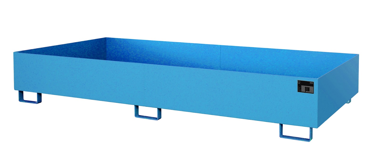 Stellingopvangbak RW 2700-2, gelakt, Lichtblauw
