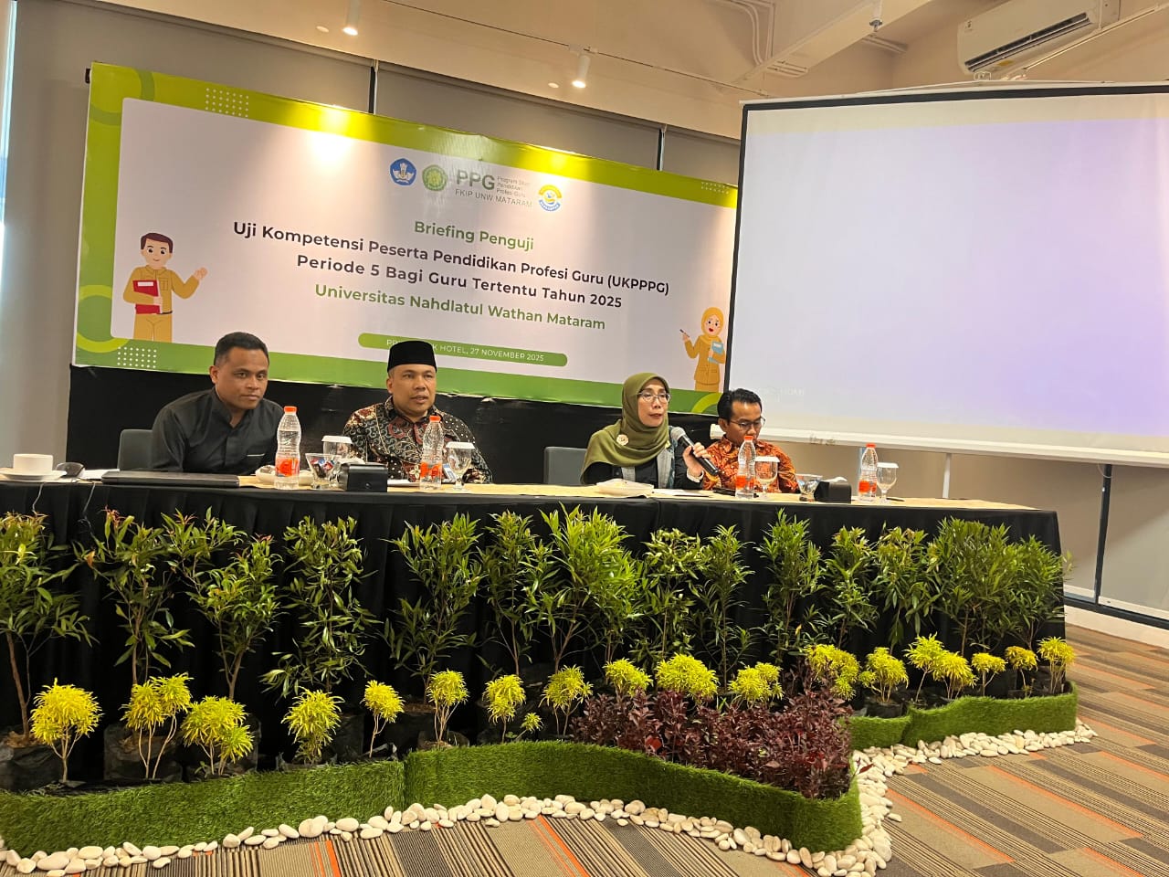 Briefing Penguji UKPPPG Periode  5 Bagi Guru Tertentu Tahun 2025 Hotel Prime Park 