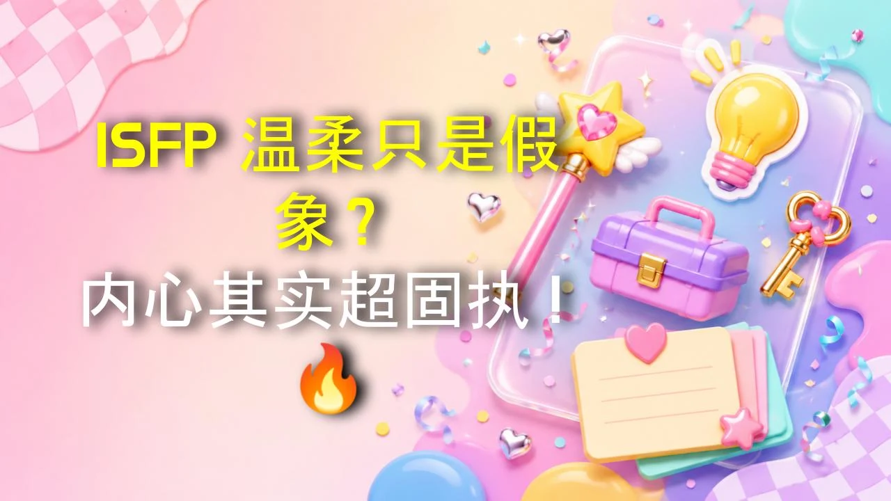 ISFP 温柔只是假象？内心其实超固执！🔥