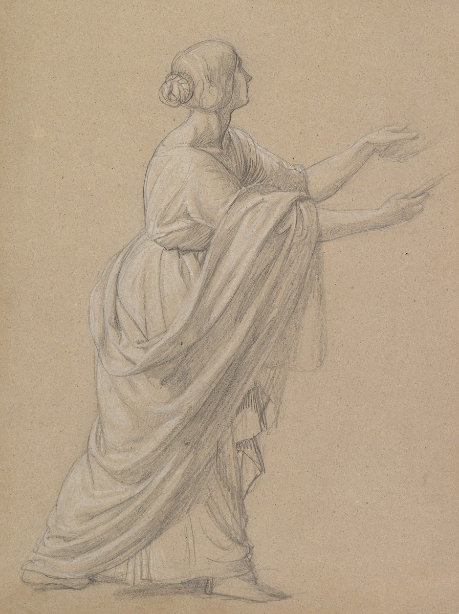 Study of a Woman Walking to the Right 180862