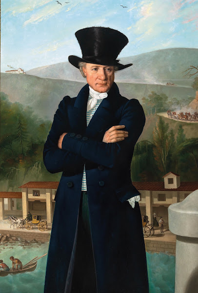 Portrait of shipping Agent Paolo Preinitsch Rosegg 17621840 Trieste in the Harbo