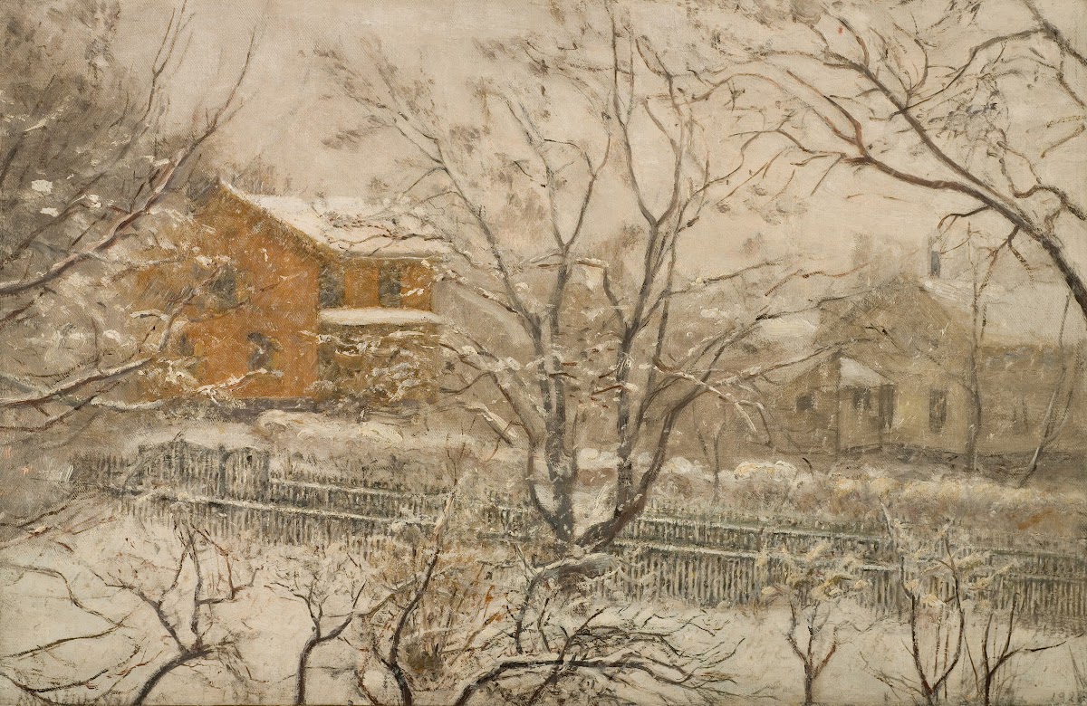 Sludd Fra ateliervinduet 1928