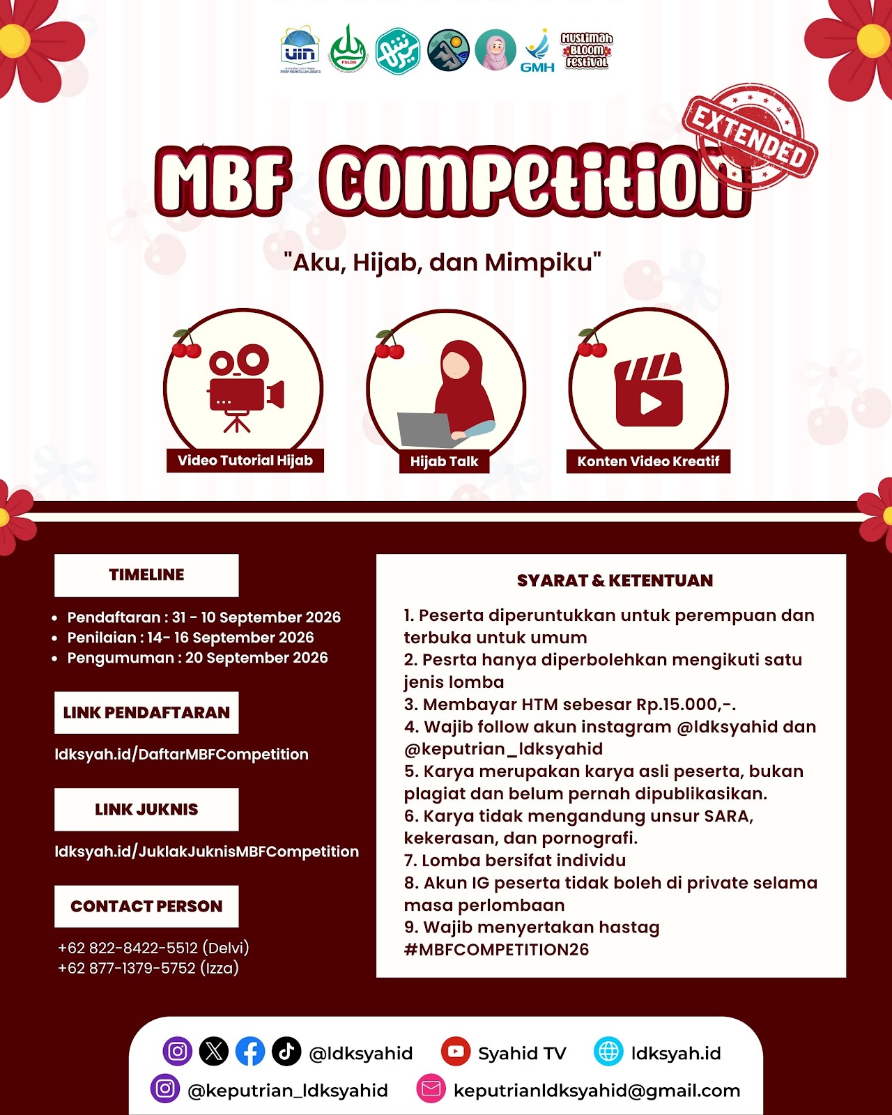Muslimah Bloom Festival (MBF) Competition 2026