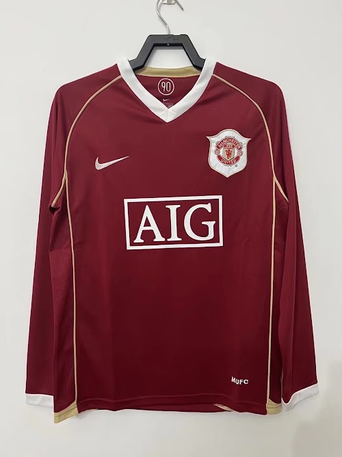 Camiseta de local del Manchester United 2006-07 de manga larga.jpeg