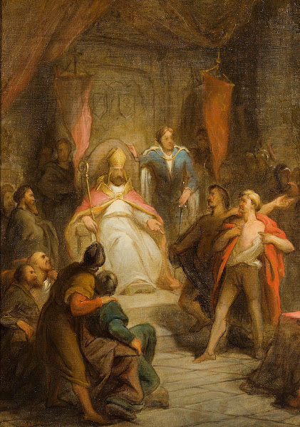 De graaf van Gelre en de heer van Amstel in het Domkapittel van Utrecht Anno 122