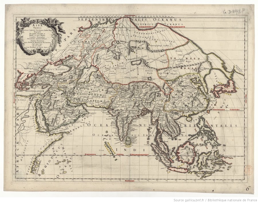 1667_Asia vetus / Nicolai Sanson