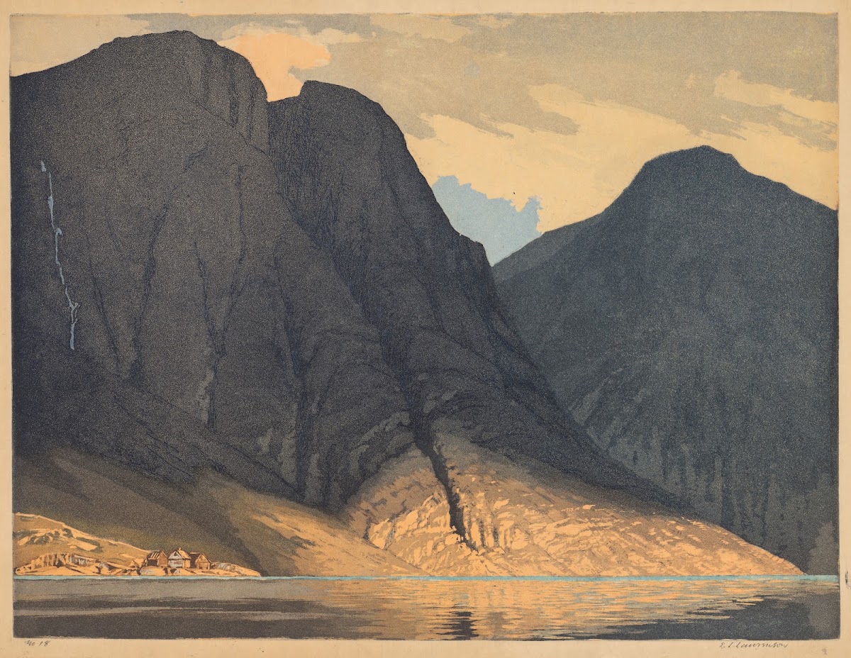 Mountain View with Water