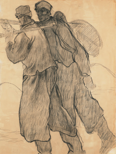 Twee schelpenvissers 1891