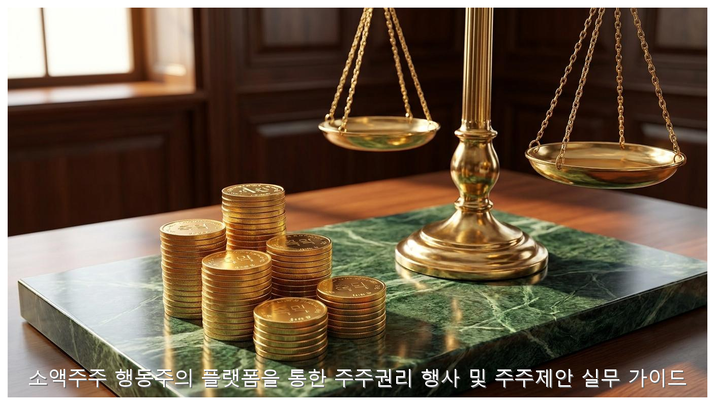 소액주주 행동주의 플랫폼을 통한 주주권리 행사 및 주주제안 실무 가이드 핵심 안내 및 분석 인포그래픽 (6)