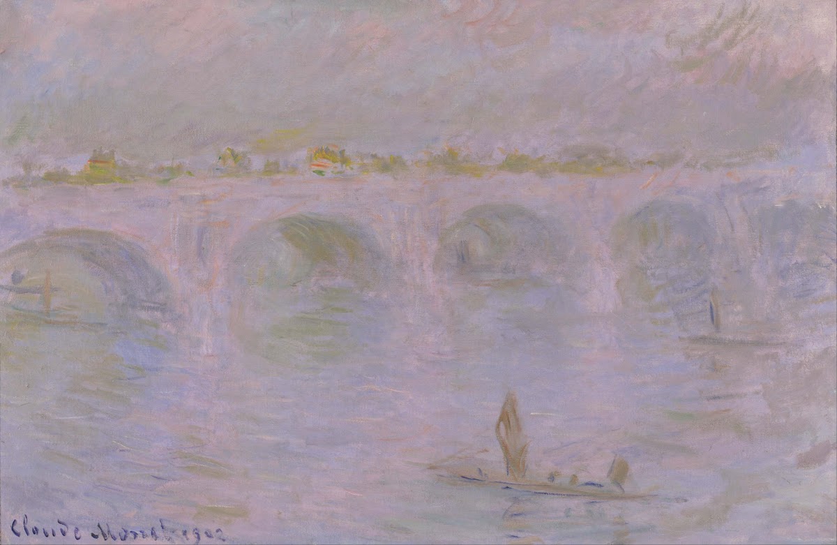 Waterloo Bridge in London 1902