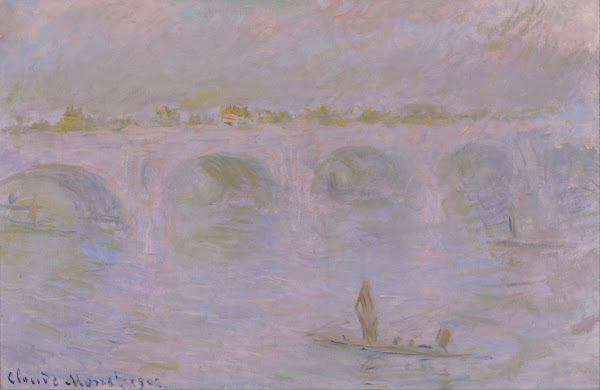 Waterloo Bridge in London 1902