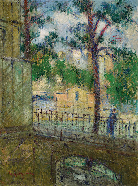 Vue prise de ma fenêtre quai dAnjou 1926