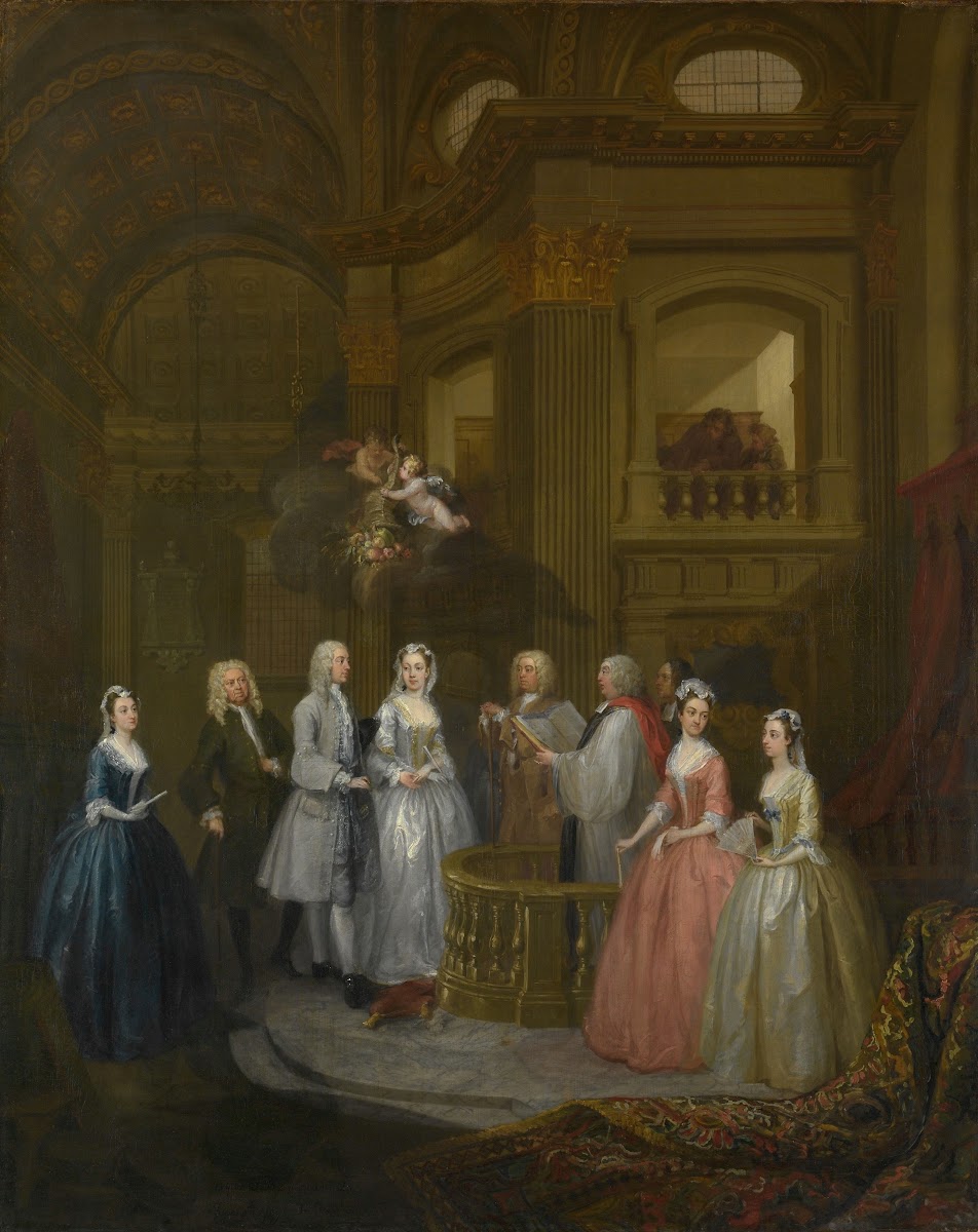 The Wedding of Stephen Beckingham and Mary Cox 1729