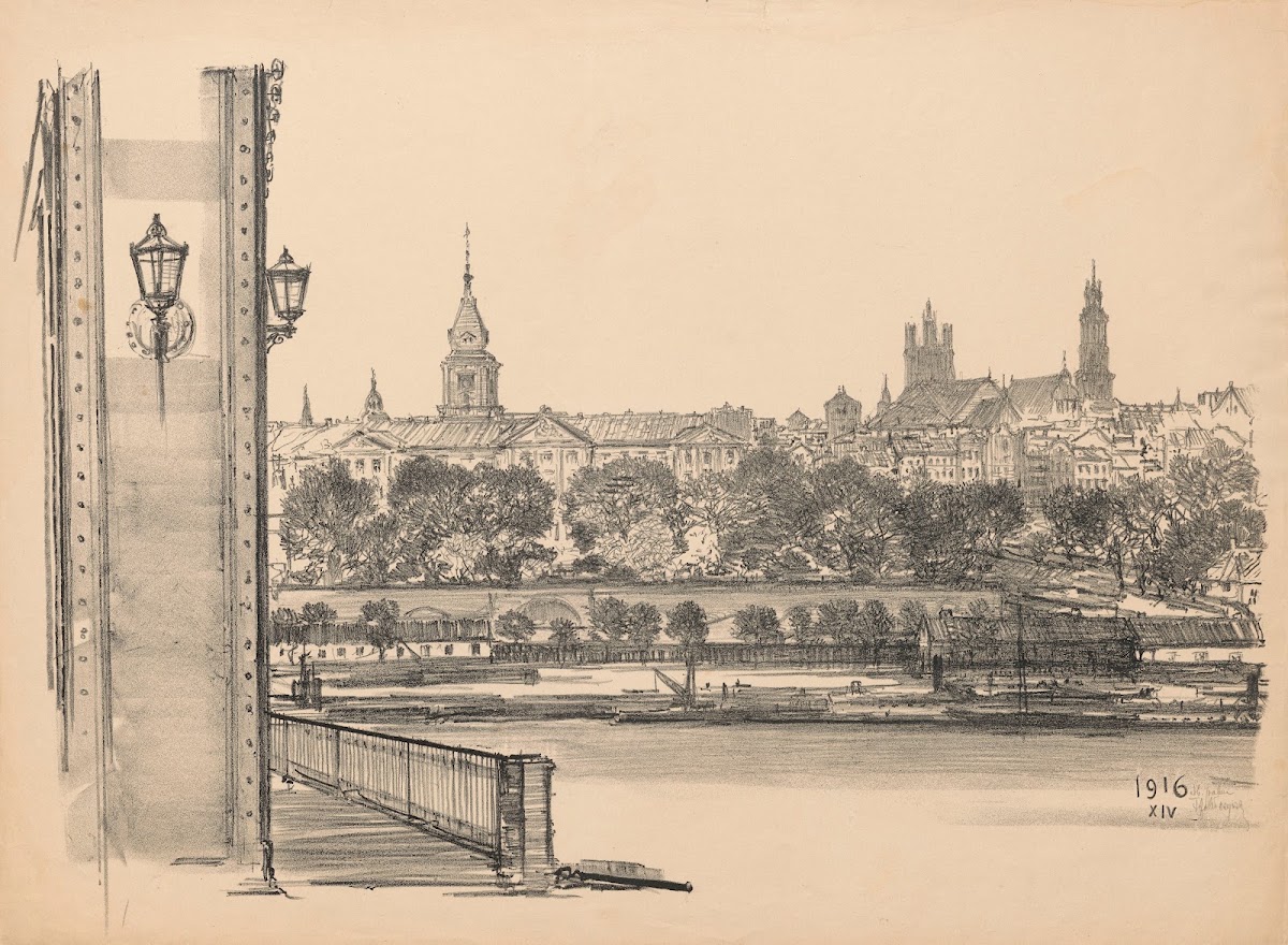 View from the side of the Praga District 1916
