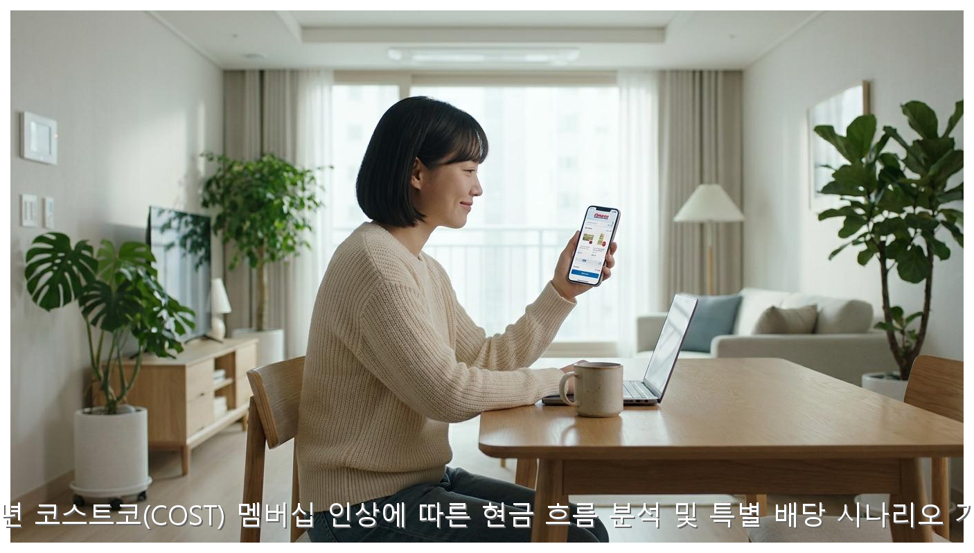 2026년 코스트코(COST) 멤버십 인상에 따른 현금 흐름 분석 및 특별 배당 시나리오 가이드 핵심 안내 및 분석 인포그래픽 (7)