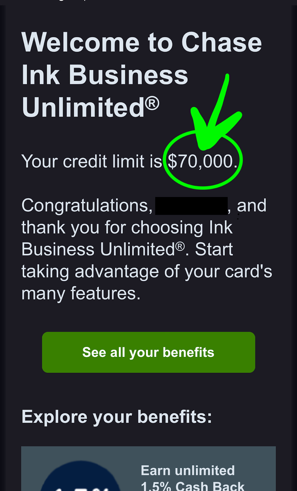 $70K funding approval - Business Expansion Capital