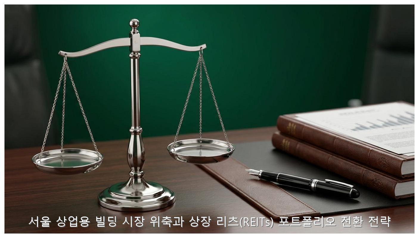 서울 상업용 빌딩 시장 위축과 상장 리츠(REITs) 포트폴리오 전환 전략 핵심 안내 및 분석 인포그래픽 (5)