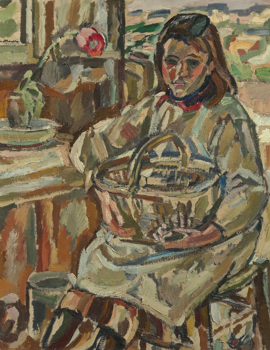 Petite fille au panier 1923