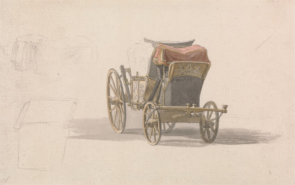 A Coach with Royal Coat of Arms ca 1764