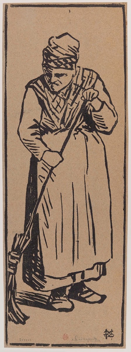 La vieille balayeuse 1890