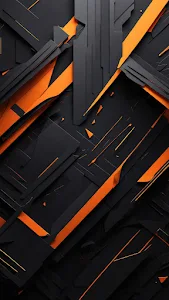 Minimalist Marble Geometric Abstraction