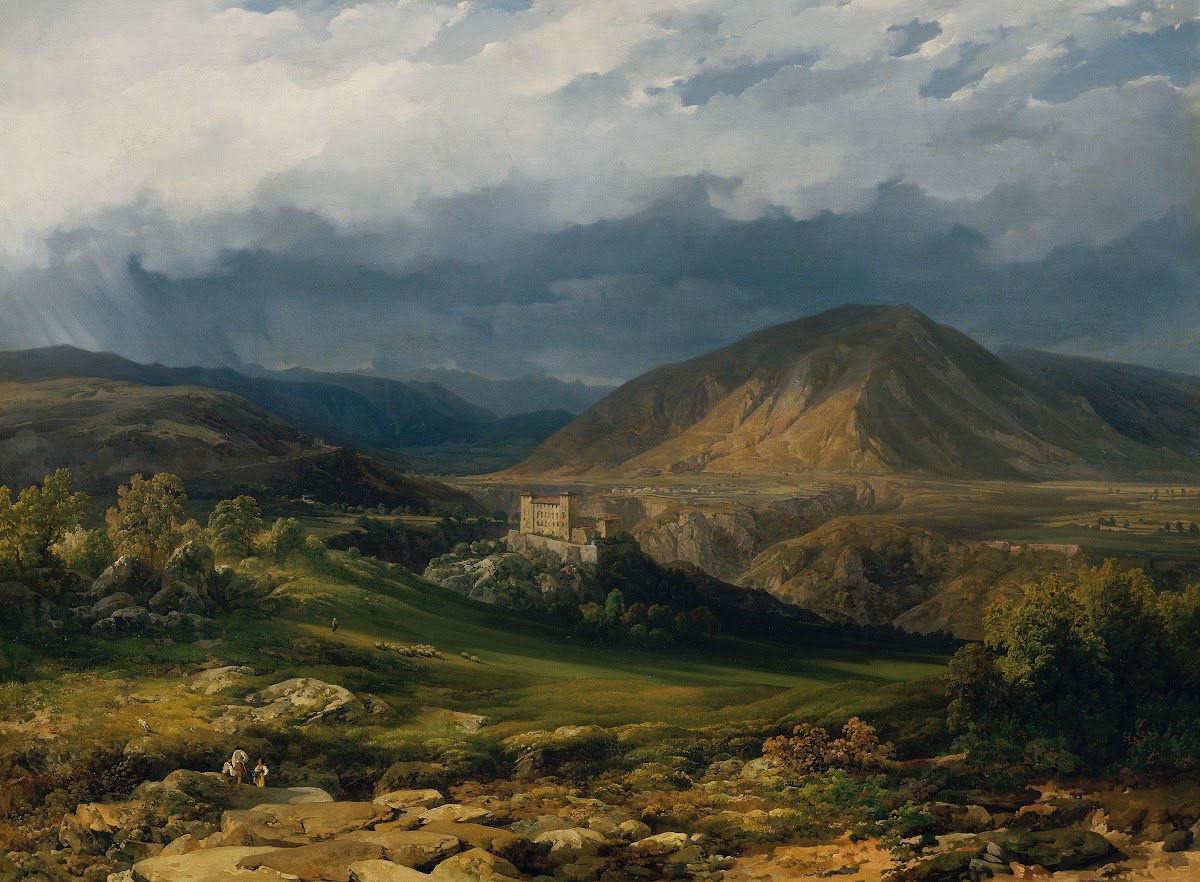 Schloss Cles im Nonntal in Südtirol 1846