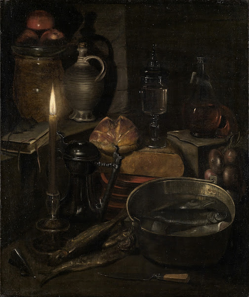 Vorratskammer bei Kerzenlicht 1633